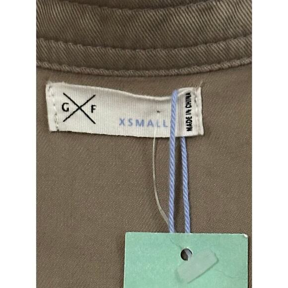 GENTLE FAWN Tan Beige Khaki Cargo Sleeveless Vest Stitch Fix Tencel - Sz XS NWT - Picture 2 of 4